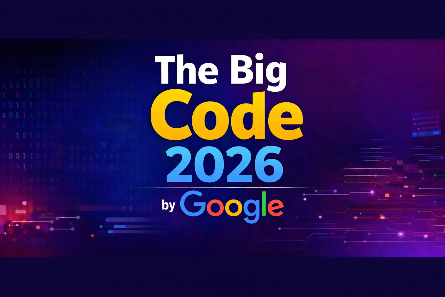 The Big Code 2026 by Google | Internshala competition