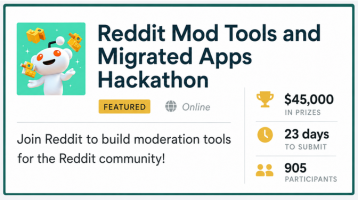 Reddit Mod Tools and Migrated Apps Hackathon