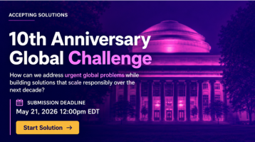 MIT Solve: 10th Anniversary Global Challenge