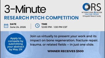 ORS ISFR 3-Minute Research Pitch Competition 2026