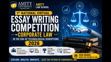 1st National Virtual Essay Writing Competition on Corporate Law in the Era of Technological Disruptions 2026