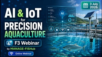 F3 Webinar on AI and IoT for Precision Aquaculture – MANAGE