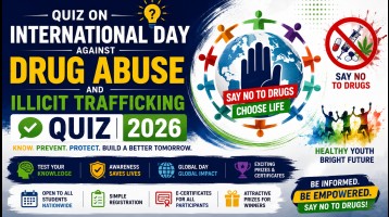 Quiz on International Day Against Drug Abuse and Illicit Trafficking 2026