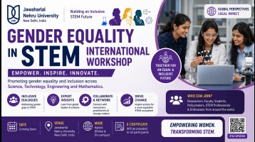 Gender Equality in STEM International Workshop: JNU