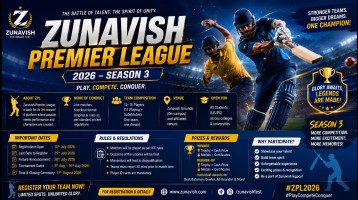 Zunavish Premier League 2026 – Season 3