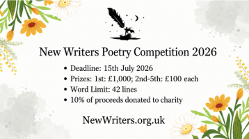 New Writers Poetry Competition 2026
