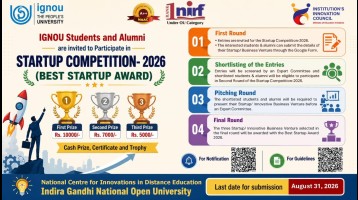 IGNOU Startup Competition 2026