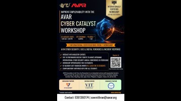 AVAR Cyber Catalyst Workshop at VIT Chennai