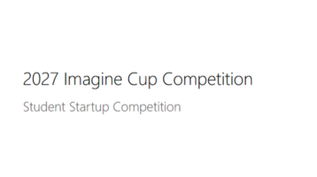 2027 Imagine Cup Competition