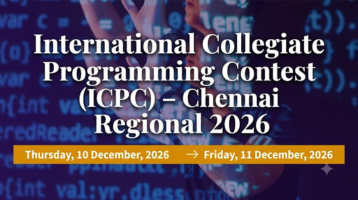 International Collegiate Programming Contest (ICPC) – Chennai Regional 2026