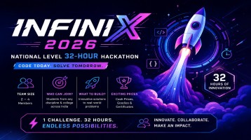 InfiniX’26 : National Level 32-Hour Hackathon