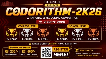 CODORITHM : National-Level Coding Competition 2026