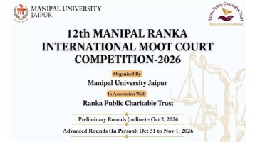 12th Manipal Ranka International Moot Court Competition 2026
