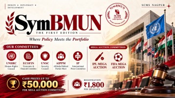 SymBMUN 2026: Model United Nations at SCMS Nagpur SymBMUN 2026: Model United Nations at SCMS Nagpur