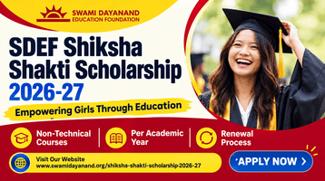 SDEF Shiksha Shakti Scholarship 2026-27 SDEF Shiksha Shakti Scholarship 2026-27