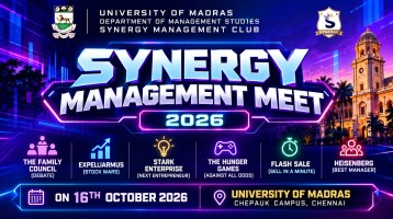 Synergy Management Meet 2K26 : University of Madras