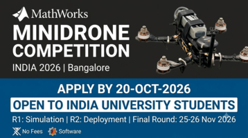 MathWorks Minidrone Competition – India 2026