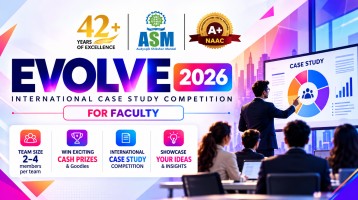 EVOLVE 2026 : 15th International Case Study Competition, ASM Group of Institutes