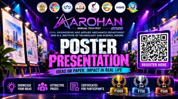 AAROHAN 2026 Poster Presentation at SGSITS Indore
