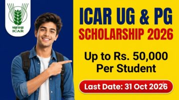 ICAR National Talent Scholarship (NTS-PG) 2026–27
