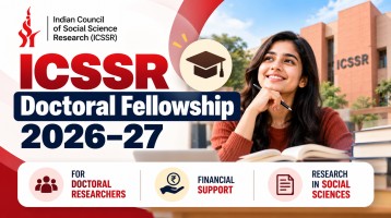 ICSSR Doctoral Fellowship 2026–27