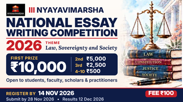 III Nyayavimarsha National Essay Writing Competition 2026