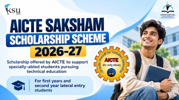 AICTE Saksham Scholarship 2026–27