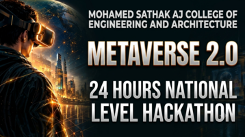 Metaverse 2.0 β 24-Hour National-Level Hackathon Metaverse 2.0 β 24-Hour National-Level Hackathon